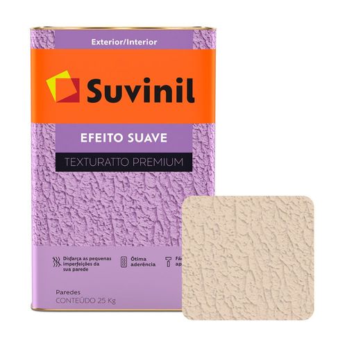 Pintura Texturado Suvinil efecto Suave Arena 22kg