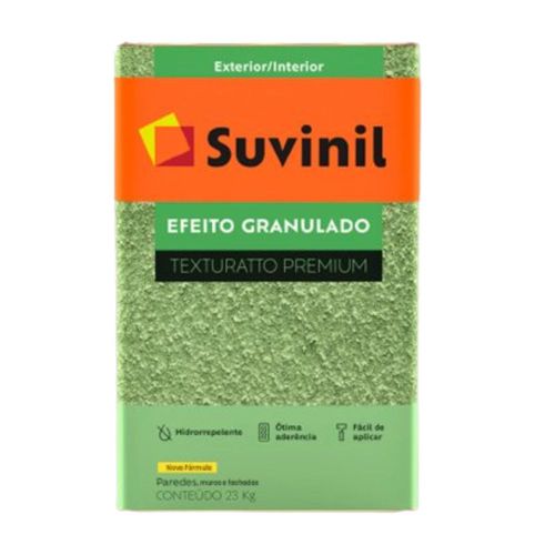 Pintura Texturado Suvinil efecto Granulado Bodas Plata 23kg