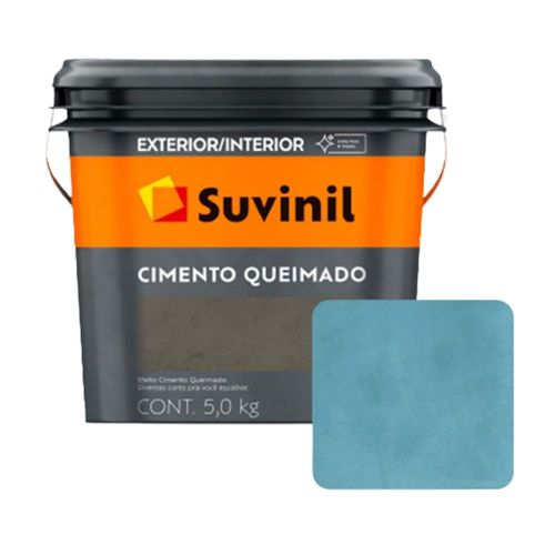 Pintura Cemento Quemado Suvinil Vista de noche 5kg