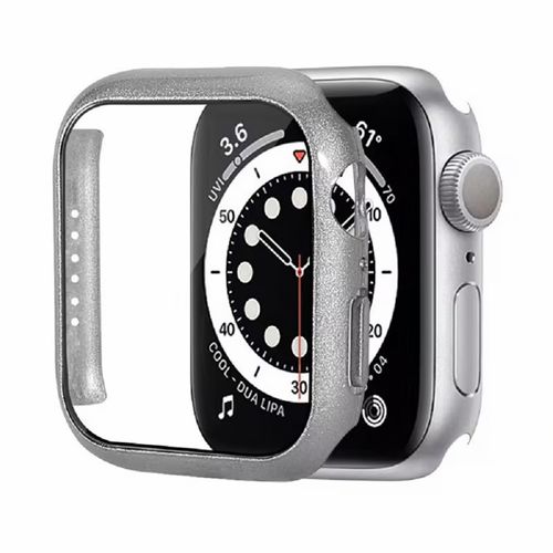BUMPER CASE DE ACERO INOX PARA SMARTWATCH DE 44MM PLATA