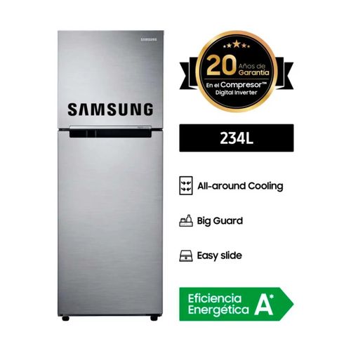 Refrigeradora Samsung Top Frezeer 234 LT No Frost RT22FARADS8
