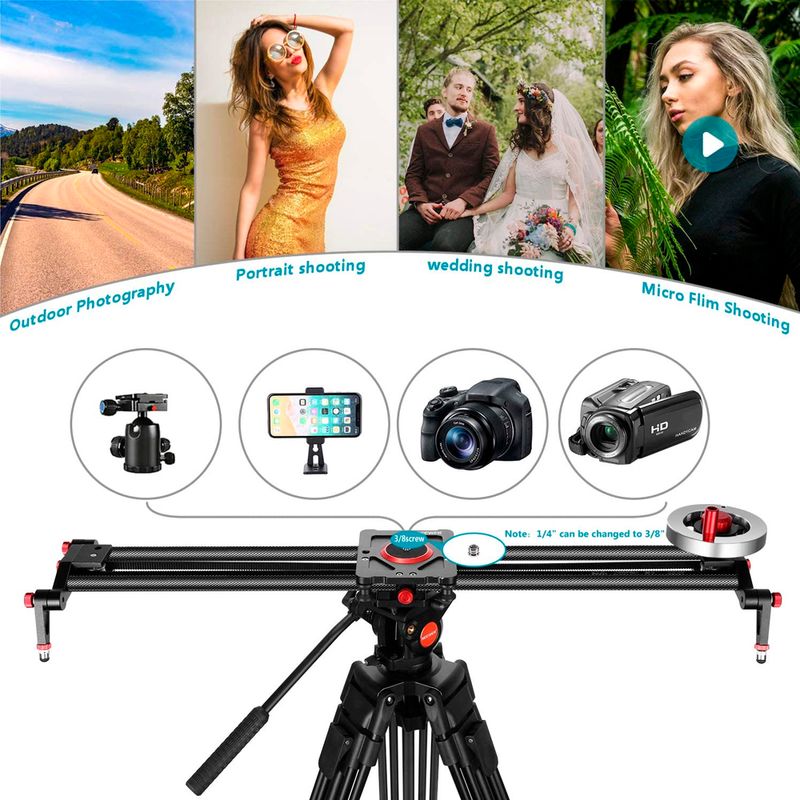 Slider-Neewer-80cm-Fibra-de-Carbono---Manual-