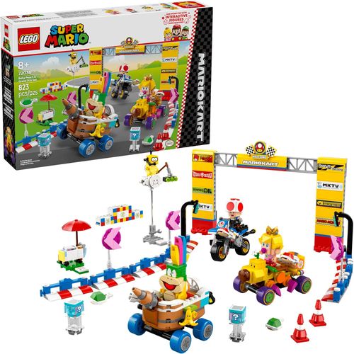 LEGO Super Mario Kart Baby Peach Grand Prix Set 823 Piezas