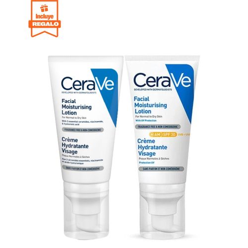 Duo Cerave Loción Hidratante de Rostro Tratamiento Día y Noche