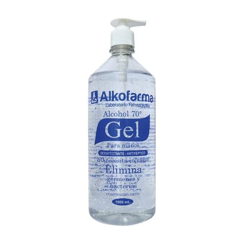 Alcohol En Gel 70 Alkofarma 1L