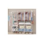 Ropero-Perchero-Organizador-Armario-Closet-Armable-3-Cuerpos-Blanco