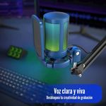 Fifine---Microfono-Ampligame-A6V-RGB-USB-Cardioide---Blue