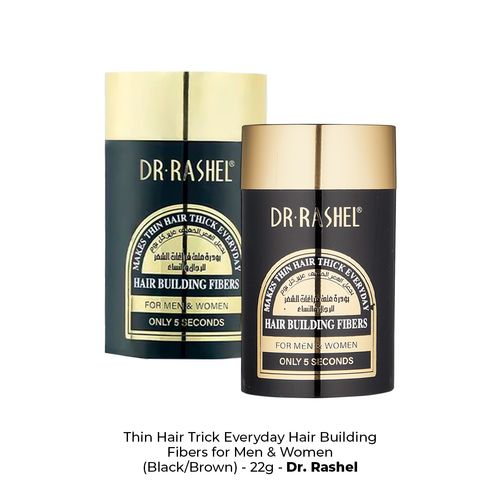 Thin Hair Building Fibers (Black/Brown) - Dr. Rashel