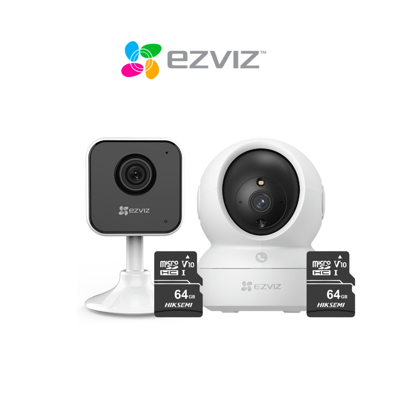 Kit-de-camara-de-seguridad-para-interiores-H6C-Full-HD----H1C-Full-HD---Micro-SD-64gb---Ezviz