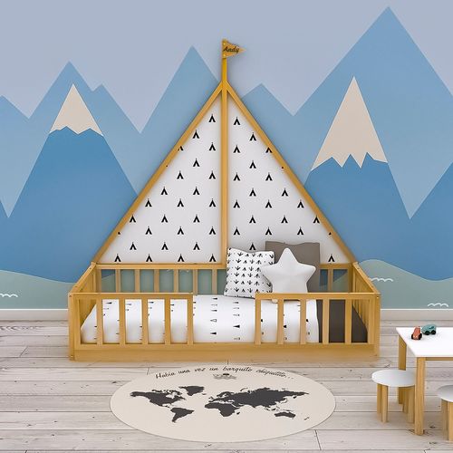 Cama Montessori Nina Plaza y Media Movenda