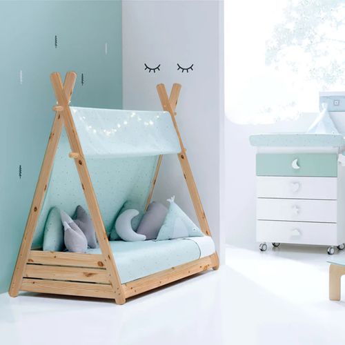 Cama Montessori Kusi Plaza y Media Movenda