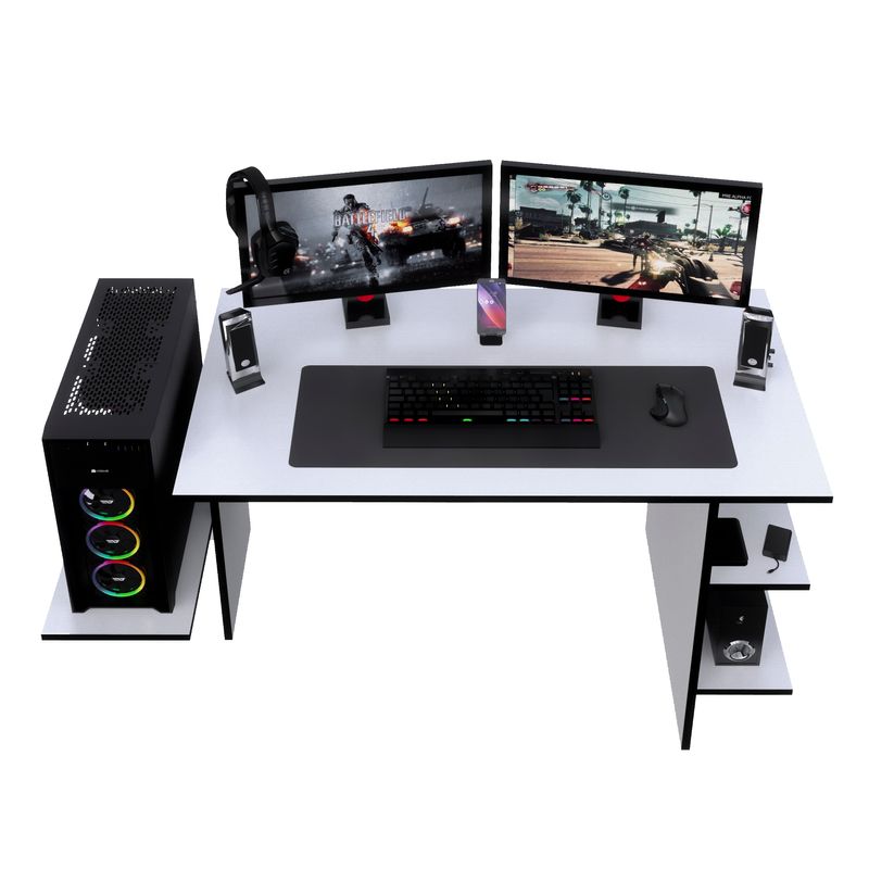 Escritorio-Gamer-NR-09-136cm-Movenda-Blanco
