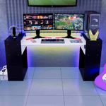 Escritorio-Gamer-NR-04-180cm-Movenda-Negro-con-Blanco
