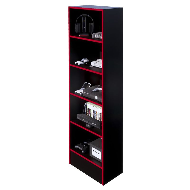 Estante-Gamer-NR-01-177x52cm-Negro--Rojo