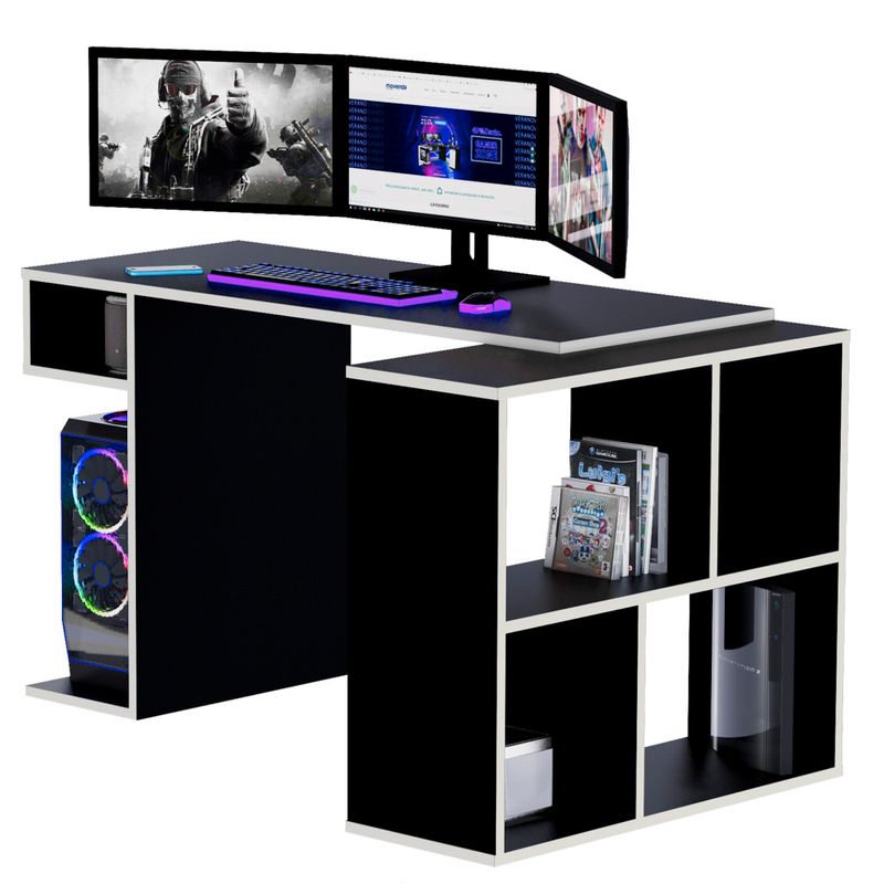 Escritorio-Gamer-en-L-133x80cm-NR-11-Movenda-Negro--Blanco