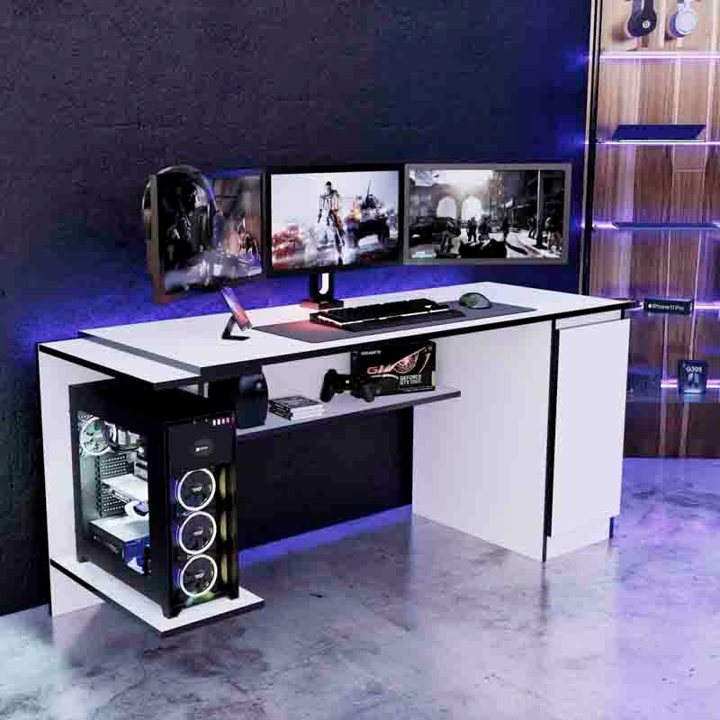 Escritorio-Gamer-NR-02-140cm-1-Puerta-Movenda-Blanco