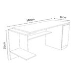 Escritorio-Gamer-NR-02-140cm-1-Puerta-Movenda-Blanco
