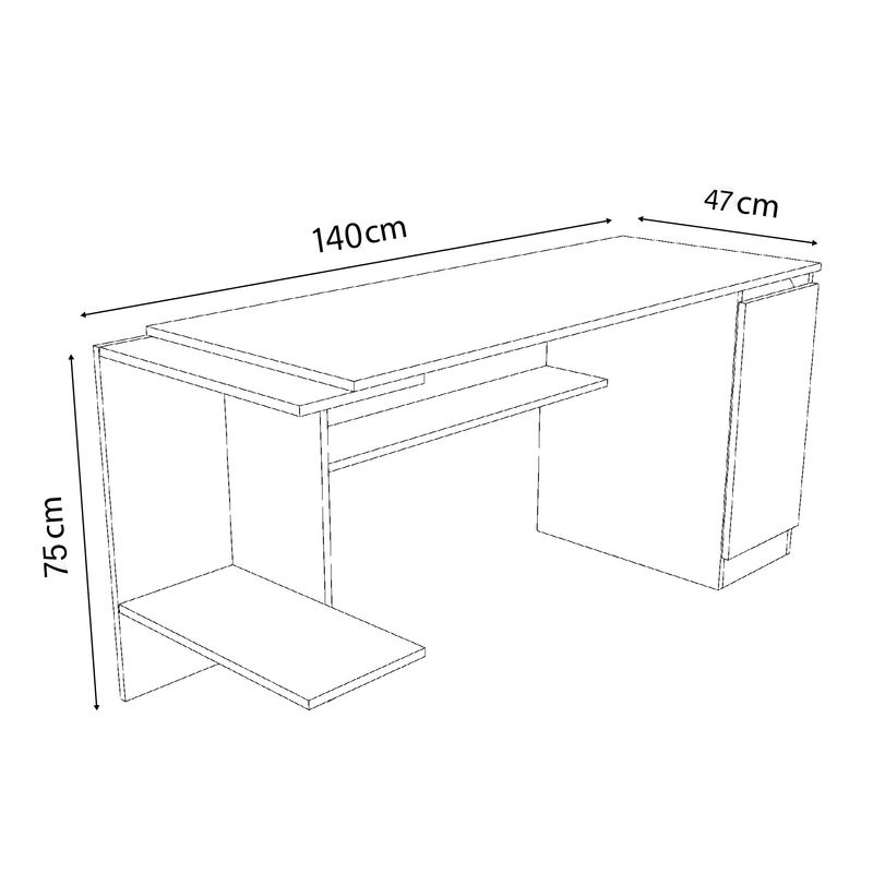 Escritorio-Gamer-NR-02-140cm-1-Puerta-Movenda-Blanco