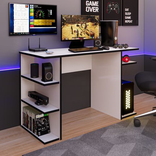 Escritorio Gamer NR 12 120cm Movenda Blanco