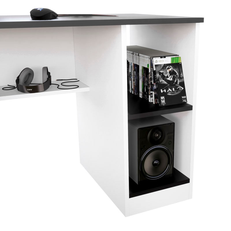Escritorio-Gamer-NR-05-180cm-Movenda-Negro-con-Blanco