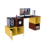 Escritorio-Gamer-Mario-NR-01-200cm-Movenda-Cerezo-con-Amarillo