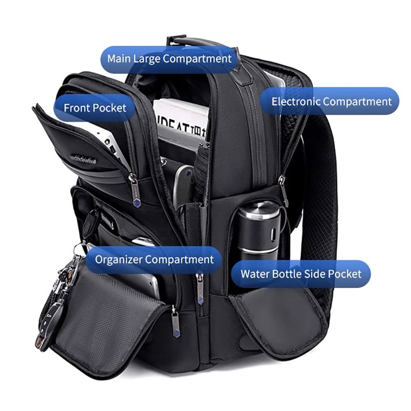 Mochila-Hombre-Arctic-Hunter-0492-Viaje-Laptop-Negro