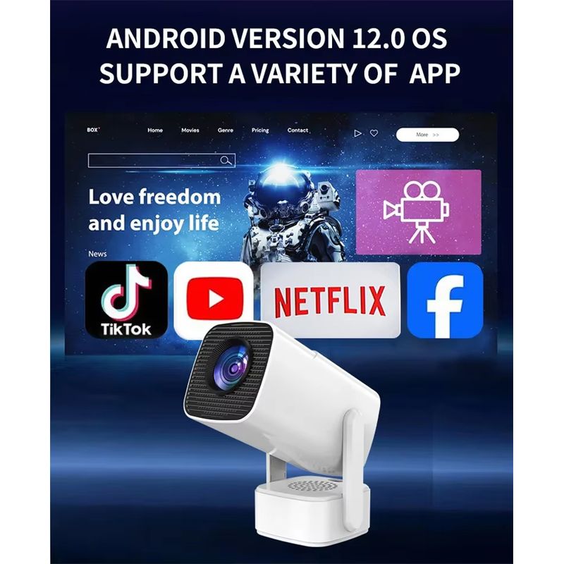 Proyector-Portatil--4k--android--wifi6---Parlante-Espectacular