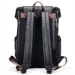 Mochila-Hombre-Cuero-PU-0120-Viaje-Laptop-Negro