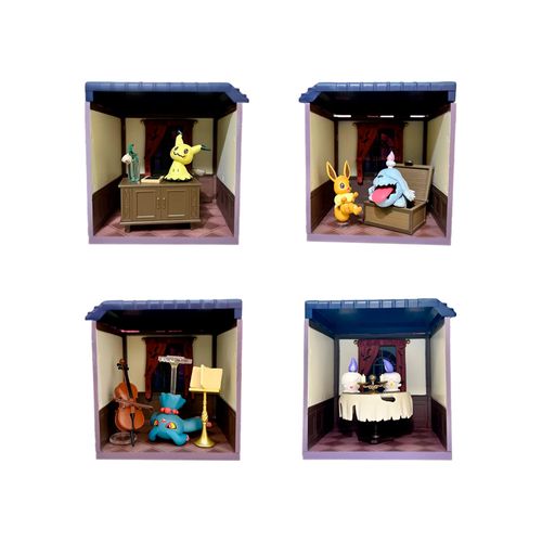 Pokemon Re Ment Midnight Mansion 2 Set Completo