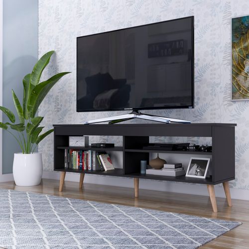 Mesa de TV Novo Hamburgo 65" Movenda Negro
