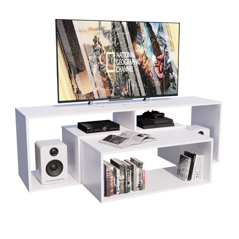 Mesa-de-TV-Extensible-Guaiba-65--Movenda-Blanco