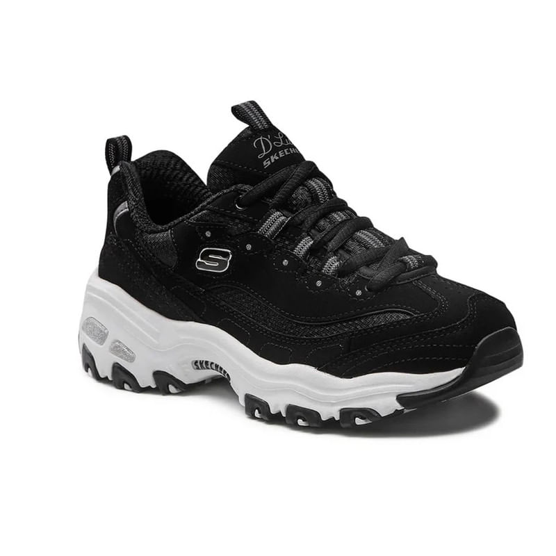 Zapatillas-Para-Mujer-Urbanas-Skechers-D-Lites-11930BLK-Negro-55