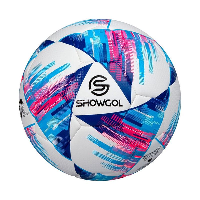 PELOTA-PARA-FUTBOL-TALLA--5-CUERO-PVC-FOAM-35MM-SHOWGOL-CELESTE