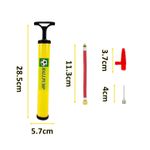 INFLADOR-BOMBA-DE-MANO-28CM-BALLPUMP-AMARILLO