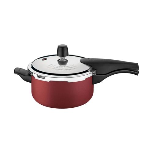 OLLA A PRESION TRAMONTINA 24 CM DE 6 LT VANCOUVER ROJO