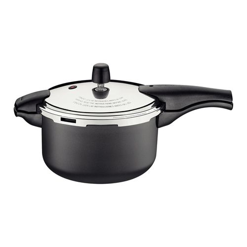 OLLA A PRESION TRAMONTINA 24 CM DE 6 LT VANCOUVER NEGRO