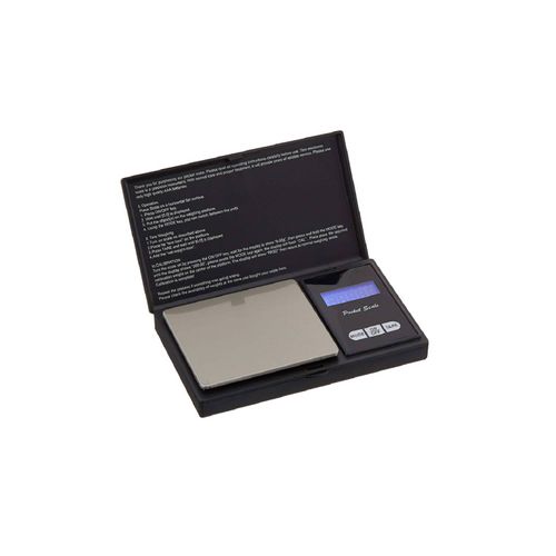 Balanza de bolsillo digital 500g 0.01g joyeria gramos kilates 2 decimales