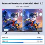 Cable-HDMI-20-4k-60hz-UGREEN-Nylon-trenzado-3-Metros-3D-Ultra-HD