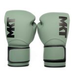 Guantes-de-Boxeo-Makoto-M2-Mate-Verde---100--Poliuretano---14oz