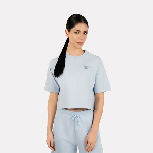 Polo Deportivo Reebok Mujer Icon Elements Tee 100221442 Azul