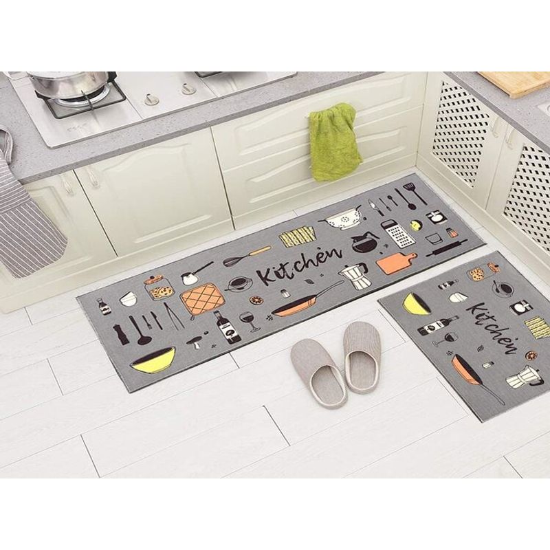 Pack-x-2-Alfombra-decorativa-tapete-antideslizante-cocina-y-hogar