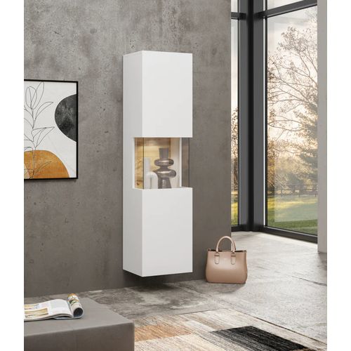 Vitrina Alta Flotante Victoria color Blanco TU MESITA
