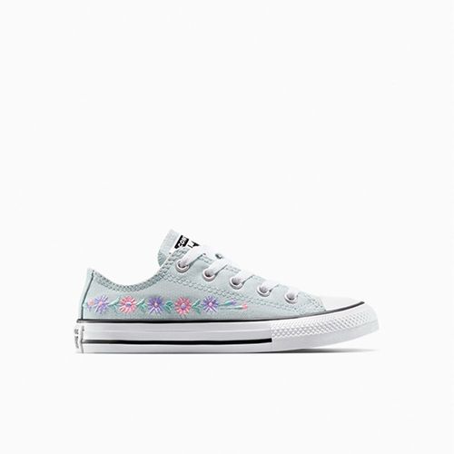 Zapatillas Urbanas Converse Niña Ct As Embroidered Flowers A11776C Celeste