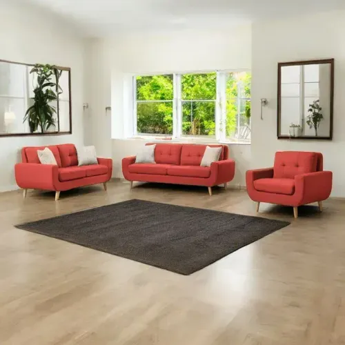 Juego de Sala Berlín 3-2-1 - Rojo