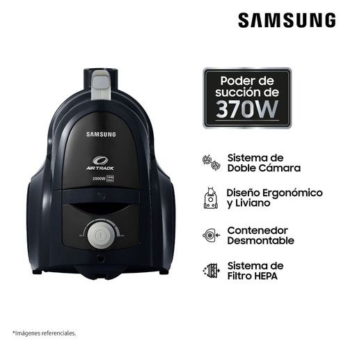 Aspiradora Samsung Ciclónica Con 2000 W Negra VCC4580V3K/XZS