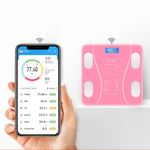 Balanza-Digital-Bluetooth-180-kg-Color-Rosa