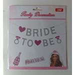 Cadeneta-banderines-banner-Bride-to-be-novia-despedida-de-soltera-plateado-con-fucsia
