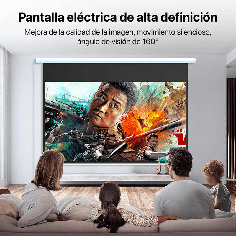 Proyector-Smart-Sd150---Ecran-Electrico-120-Pulgadas-Blanco