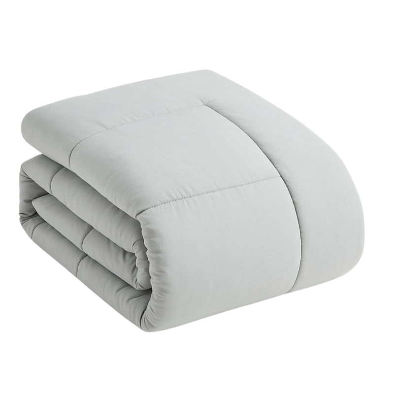 EDREDON-NUBE-HOGAR-2-PLAZAS-DAILY-SET-CUADROS-ALGODON---FUNDAS-DE-ALMOHADA-GRIS-CLARO