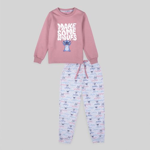 Pijama Para Niña Stitch Franela Mommy&Me